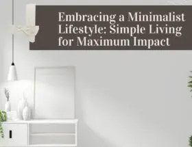 minimalism lifestyle