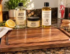 wood cutting boards oils