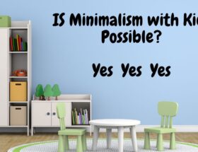 minimalism with kids