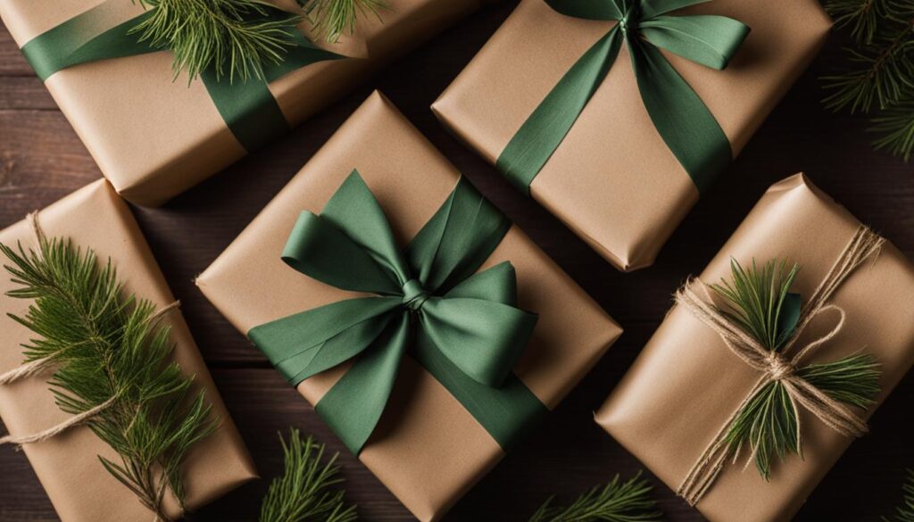 sustainable wrapping paper for gifts